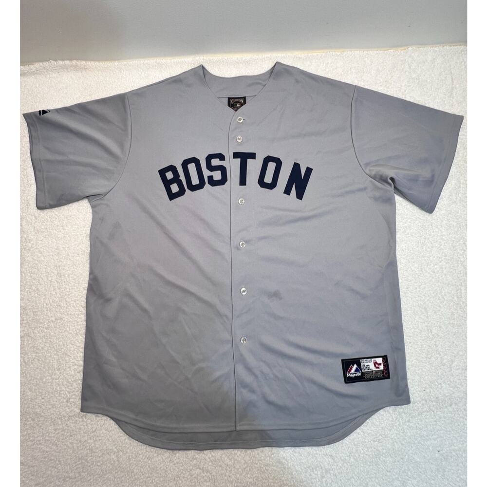Cooperstown Collection CARL YASTRZEMSKI #8 BOSTON RED SOX Baseball Jersey, 2XL